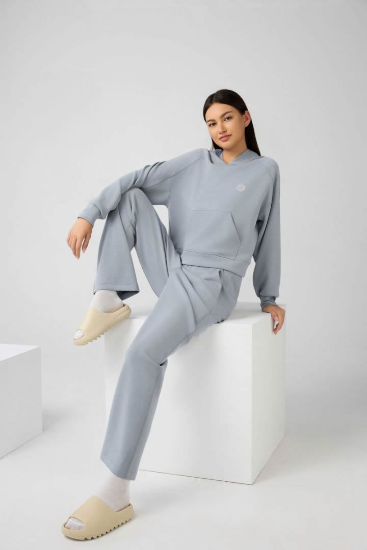 Women's Soft Crop Hoodie W/ Pocket