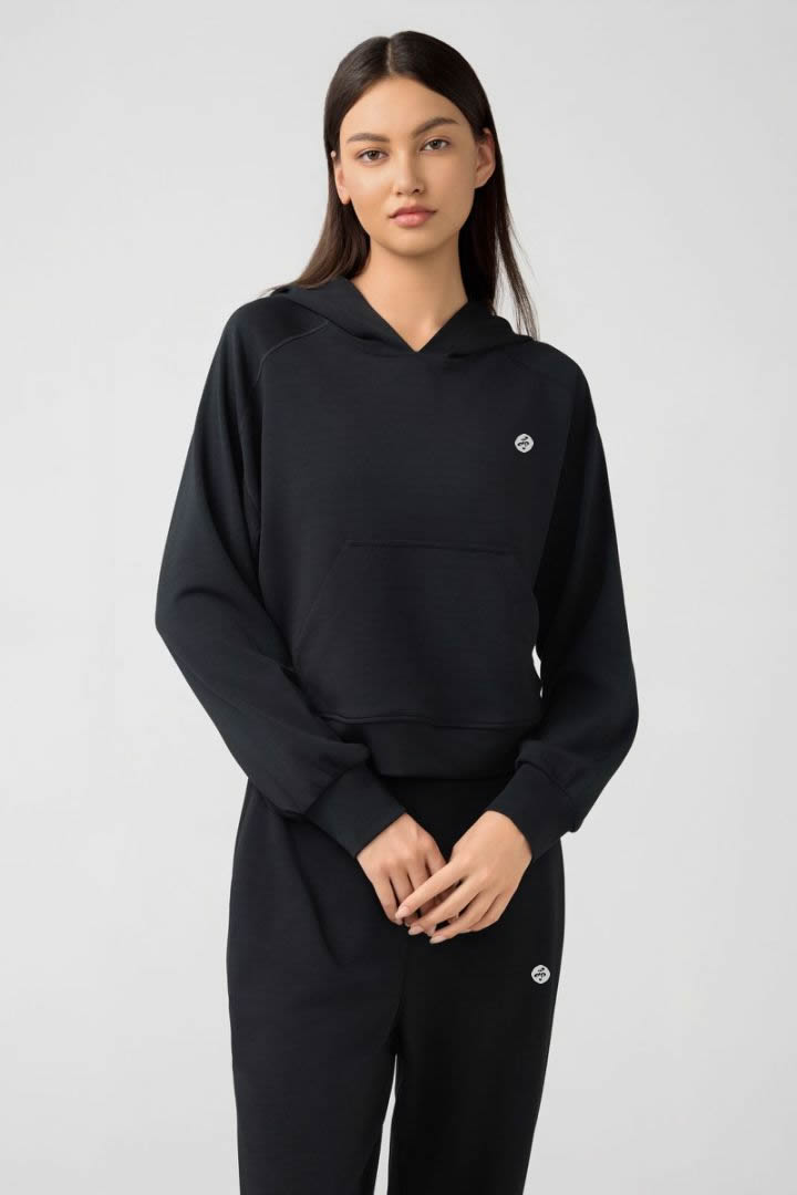 Women's Soft Crop Hoodie W/ Pocket