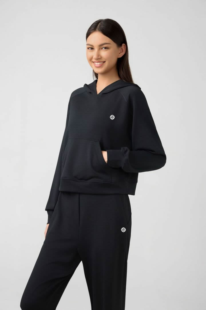Women's Soft Crop Hoodie W/ Pocket