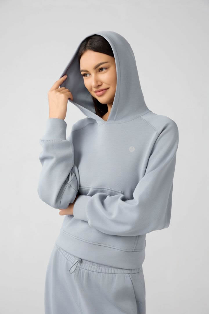 Women's Soft Crop Hoodie W/ Pocket