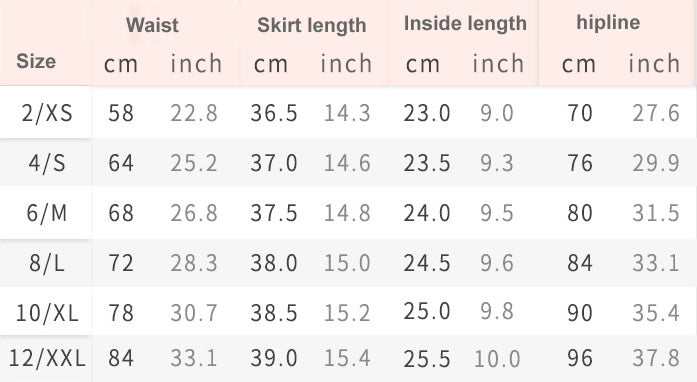 Women's Flat Tennis Skirt