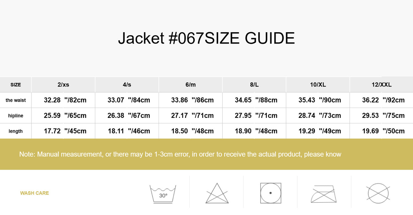 Cropped Ribbed Jacket