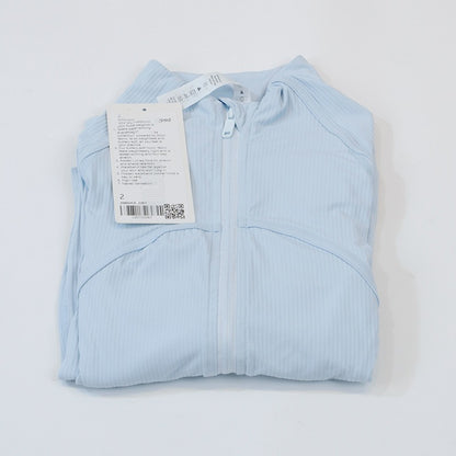 Cropped Ribbed Jacket