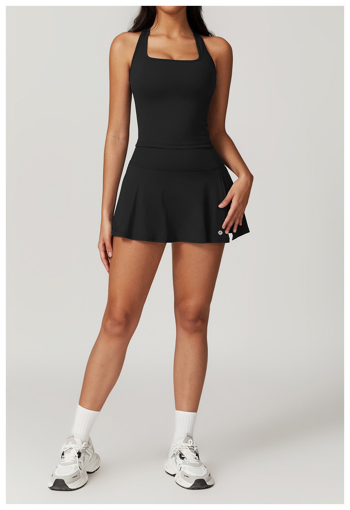 Black Tennis Skort