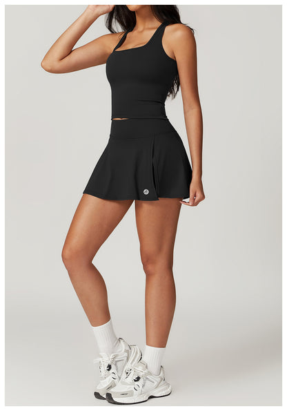 Black Tennis Skort