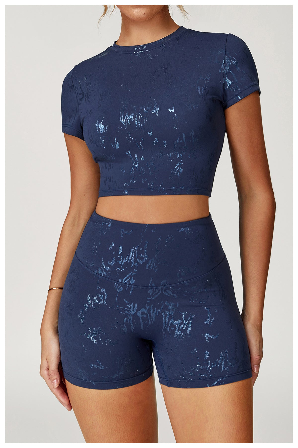 Crop Capped Sleeve Top