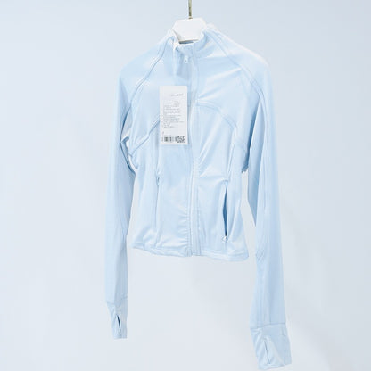 Cropped Ribbed Jacket