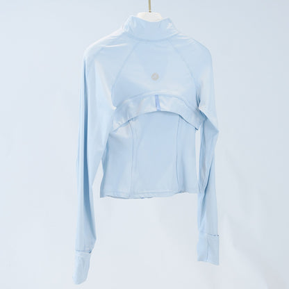 Cropped Ribbed Jacket