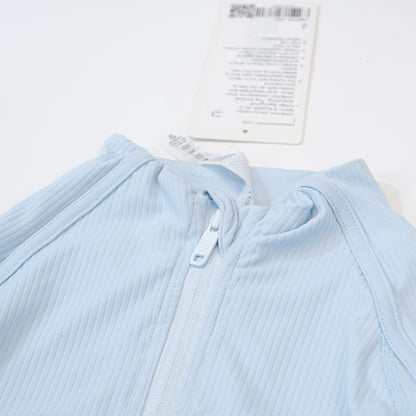 Cropped Ribbed Jacket