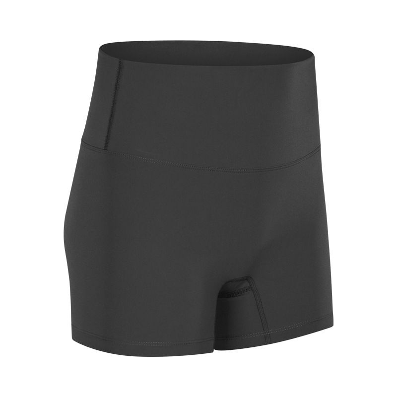 Black Yoga Shorts Without Pockets